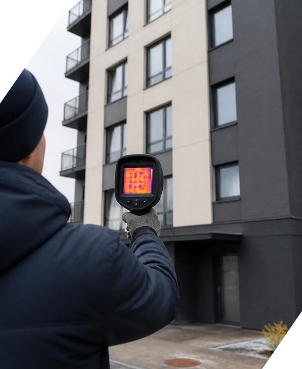Тепловизионное обследование зданий в Новороссийске от 5104 р. | ЭкспертизаРоссия