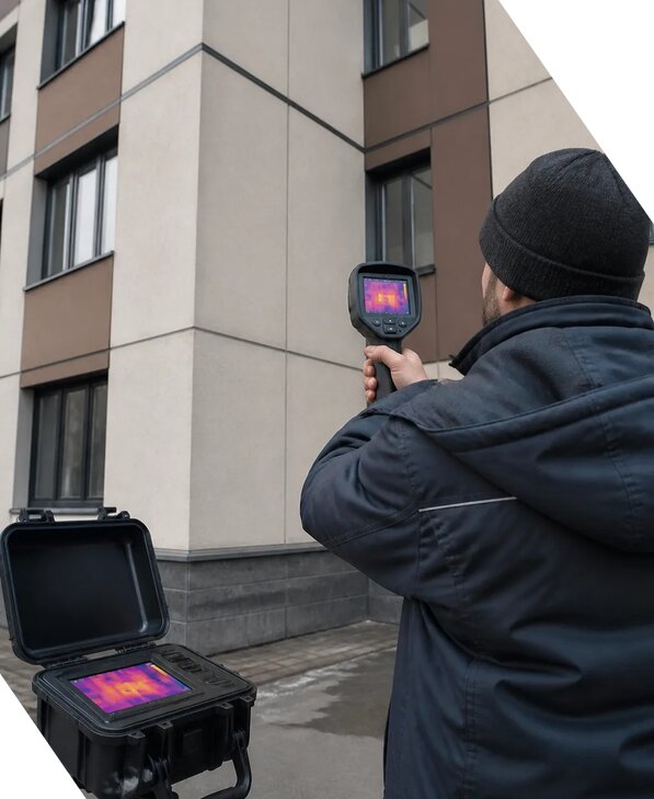 Тепловизионное обследование зданий и сооружений в Новороссийске